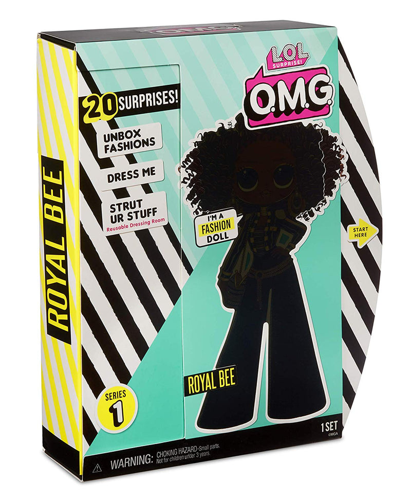 L.O.L. Surprise! O.M.G. Royal Bee Fashion Doll with 20 Surprises