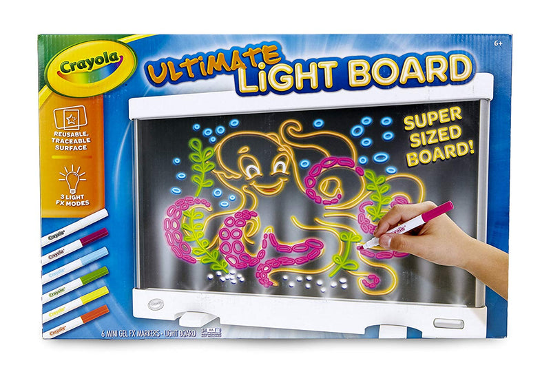 Crayola Ultimate Light Board, Drawing Tablet, Gift for Kids, Age 6, 7, 8, 9