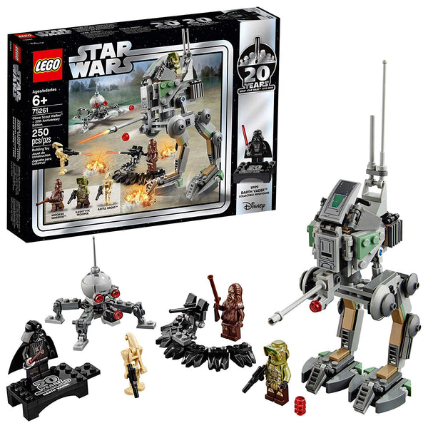 LEGO Star Wars Clone Scout Walker – 20th Anniversary Edition 75261 Building Kit, New 2019 (250 Pieces)