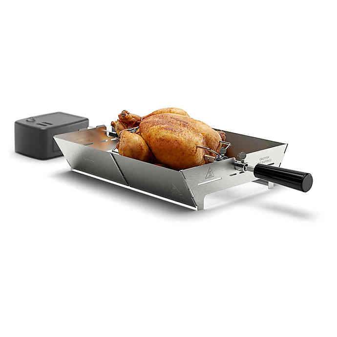 Philips Smokeless Rotisserie Grill Attachment in Black