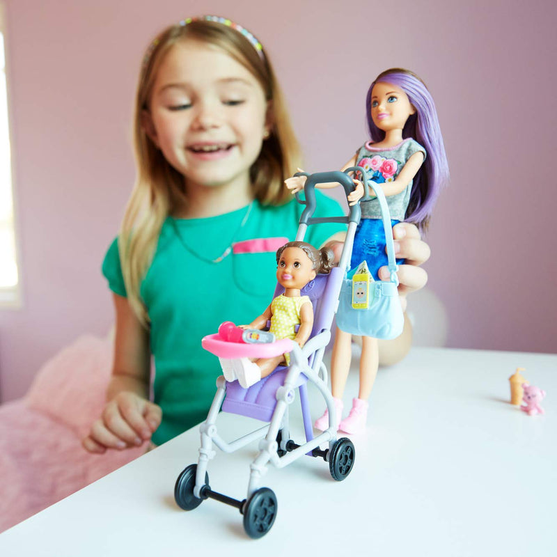 Barbie Skipper Babysitters Inc. Doll and Stroller Playset