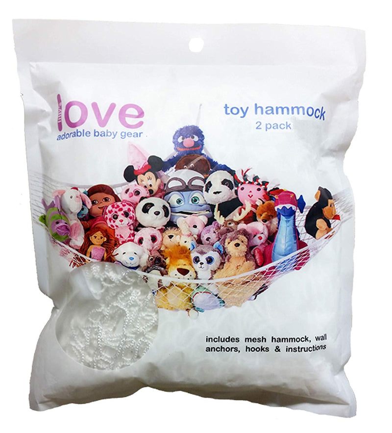 Lillys Love Stuffed Animal Storage Hammock - Large Pack 2 STUFFIE