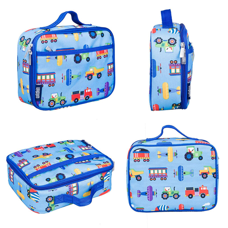 Wildkin Olive Kids Trains, Planes and Trucks Lunch Box