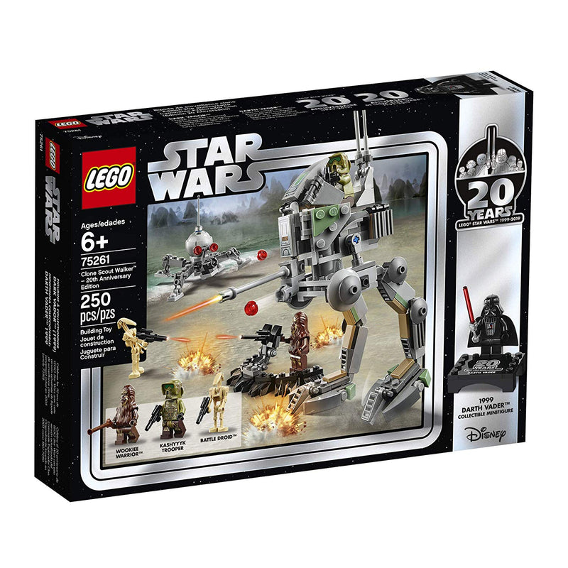 LEGO Star Wars Clone Scout Walker – 20th Anniversary Edition 75261 Building Kit, New 2019 (250 Pieces)