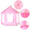 Monobeach Princess Tent Girls Large Playhouse Kids Castle Play Tent with Star Lights Toy for Children Indoor and Outdoor Games, 55'' x 53'' (DxH)