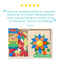 Melissa & Doug Pattern Blocks and Boards Classic Toy (Developmental Toy, Wooden Shape Blocks, Double-Sided Boards, 120 Shapes & 5 Boards)