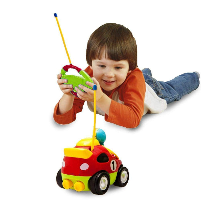 Liberty Imports My First Cartoon R/C Race Car Radio Remote Control Toy for Baby, Toddlers, Children