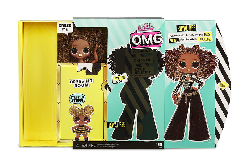 L.O.L. Surprise! O.M.G. Royal Bee Fashion Doll with 20 Surprises