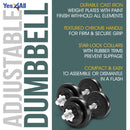 Cast Iron Adjustable Dumbbells