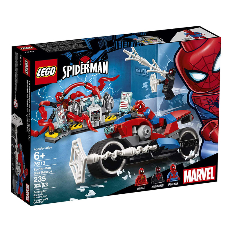 LEGO Marvel Spider-Man: Spider-Man Bike Rescue 76113 Building Kit